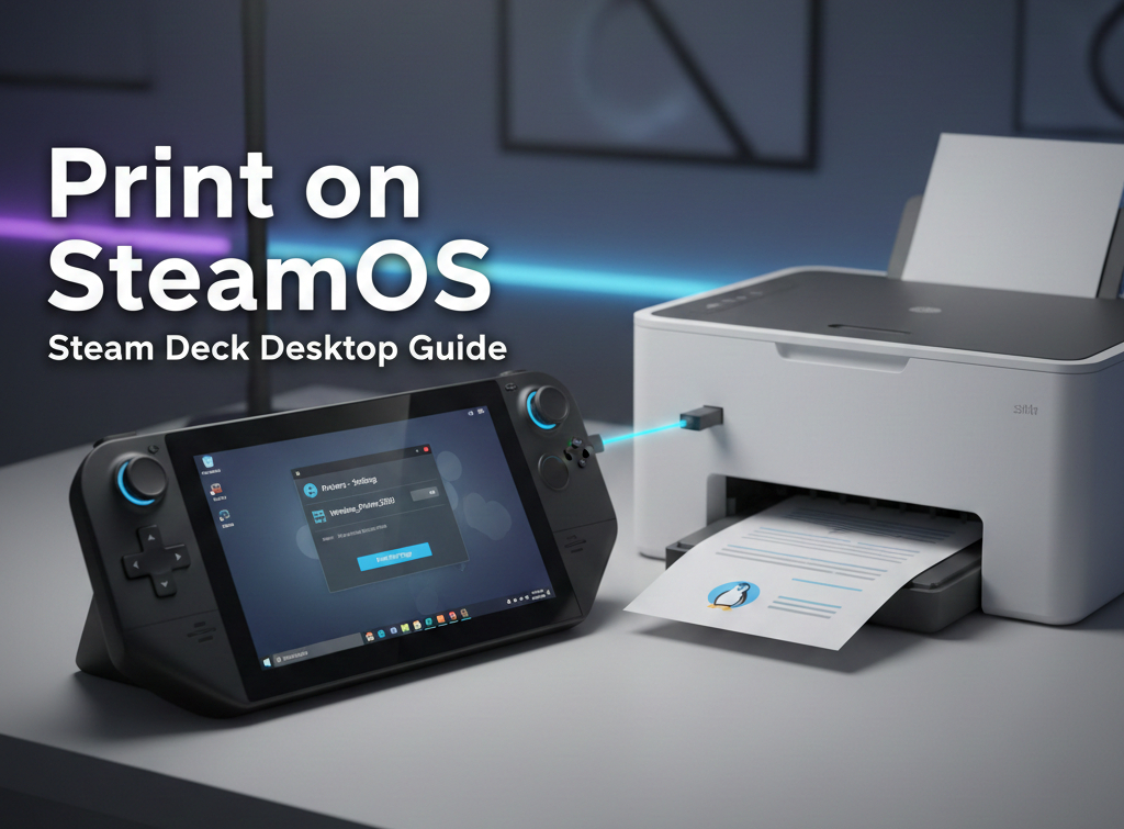 How to Add a Printer to SteamOS Desktop Mode