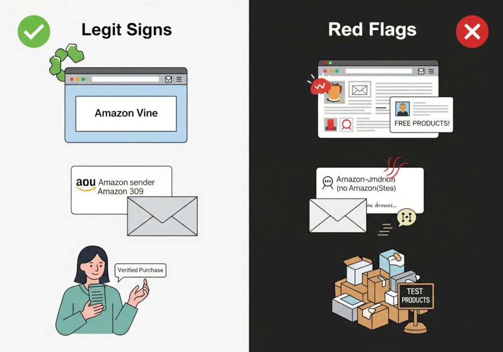 How to Test Products for Amazon and Get Paid in 2025 2 Spot Real vs. Fake Amazon Product Testing Offers