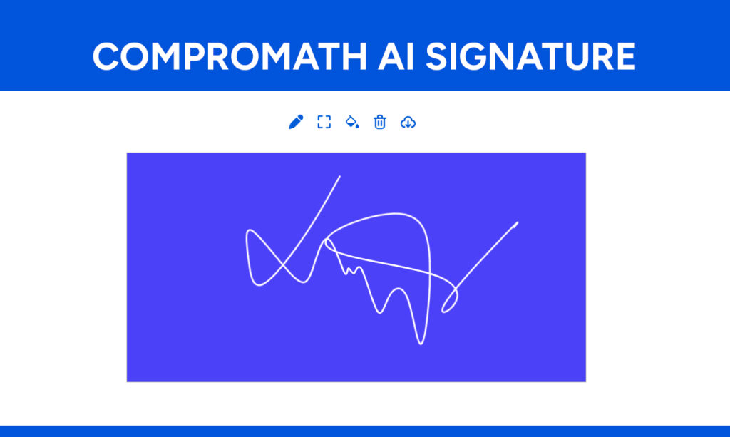How to Make a Professional Handwritten Signature with AI compromath ai signature