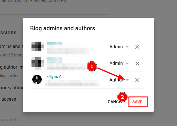 Blogger Admin Control Panel - How to Add Multi Admins & Authors 5 author to admin